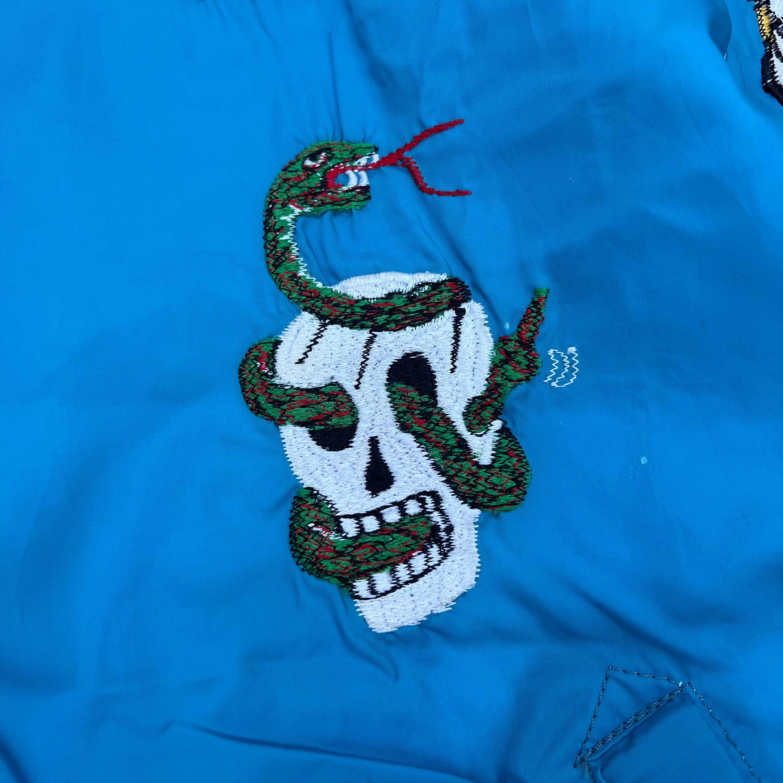 60s Souvenir jacket 60s ドクロ刺繍 ベトナムジャケット 60s Souvenir jacket 60s ドクロ刺繍 ベトナムジャケット