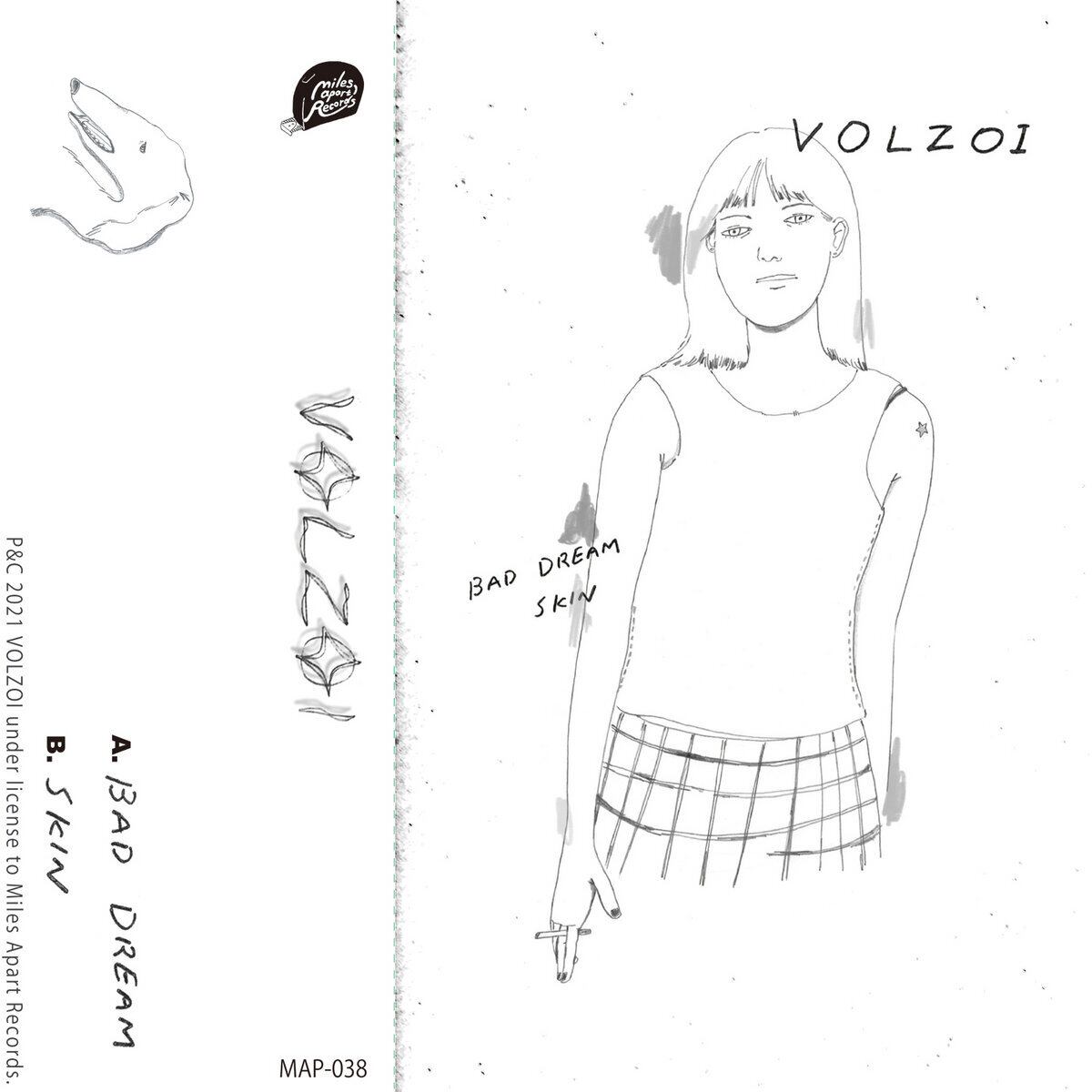 VOLZOI / Bad Dream / Skin（150 Ltd Cassette）