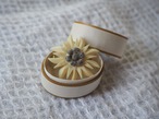 FRANCE ~1960’s Vintage celluloid Edelweiss brooch