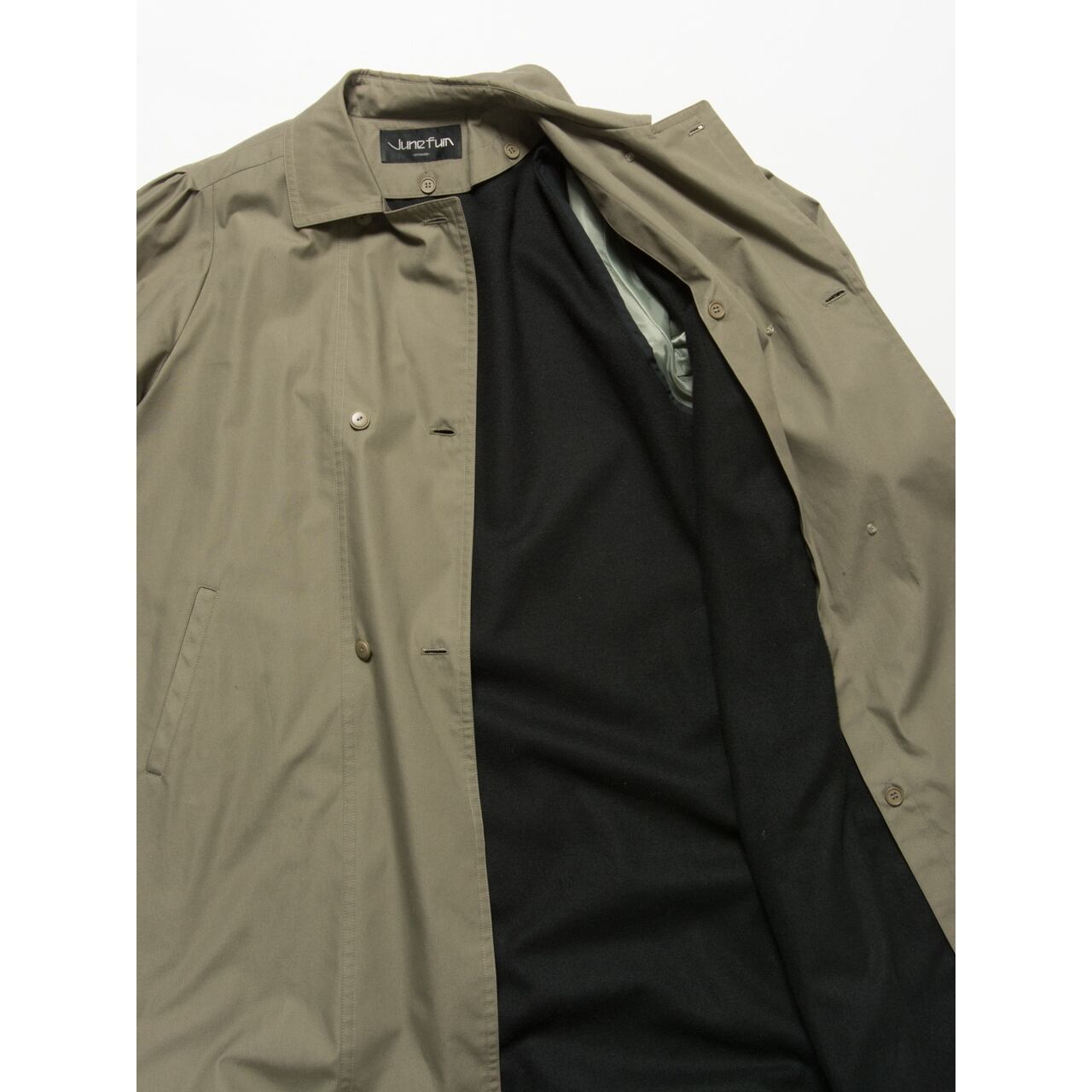 【Junefum onward】cotton coat（コットン ポリエステル コート アウター）11b
