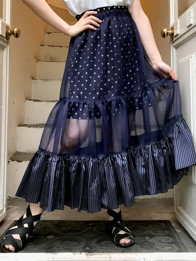 ORGANZA PETTICOAT ＜TWO TONE ＞