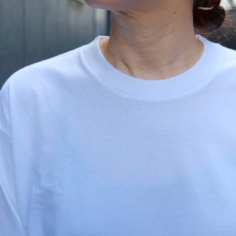 【新品】COMOLI（コモリ）コットンジャージ 長袖Tシャツ　ホワイト　2 COMOLI (コモリ) コットンジャージ 半袖Tシャツ