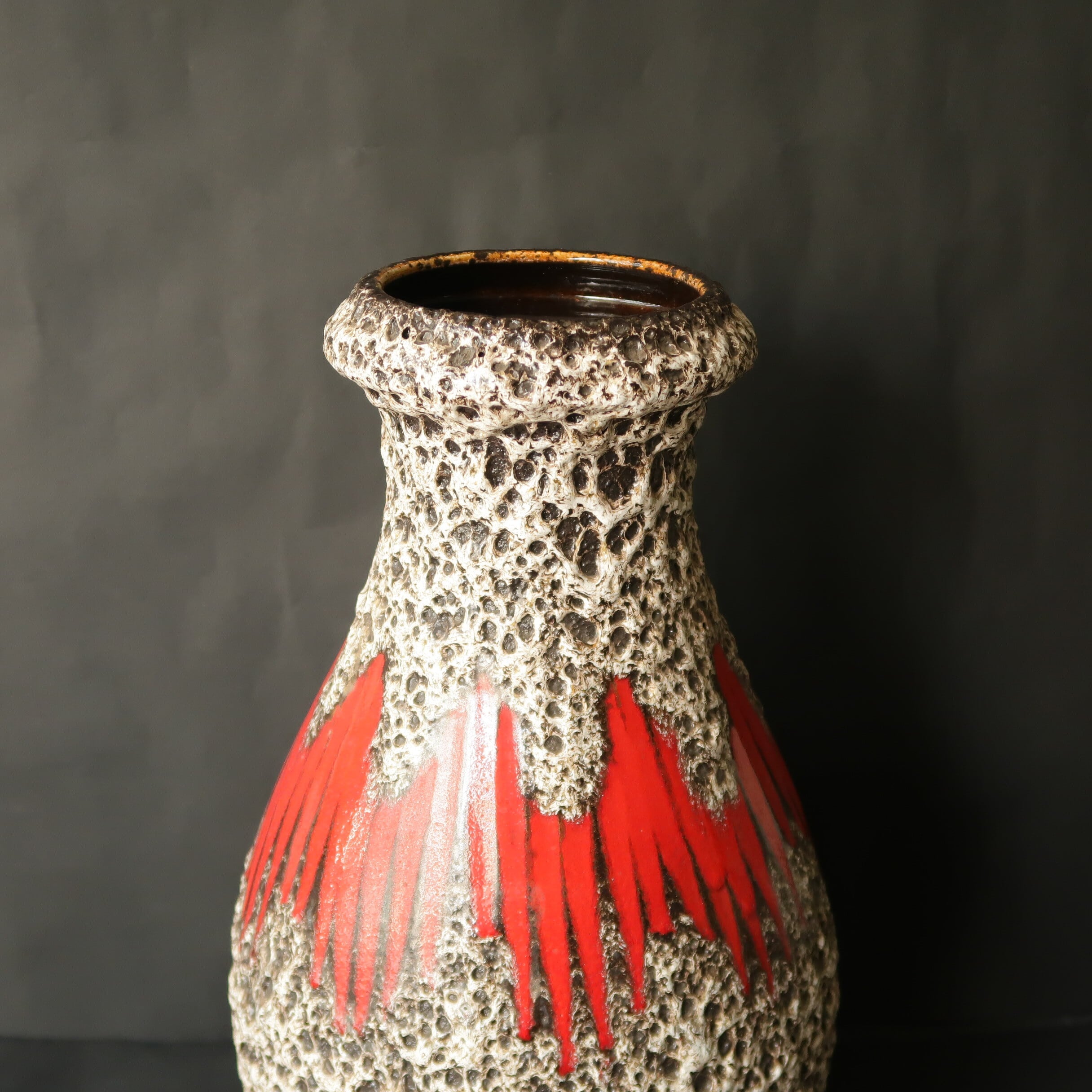 西ドイツ陶器 Fat Lavaコレクション ファットラバ ファットラヴァ 花瓶-