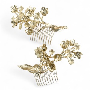 ライラックコーム２個セットヘッドピース【THH-747-GO】