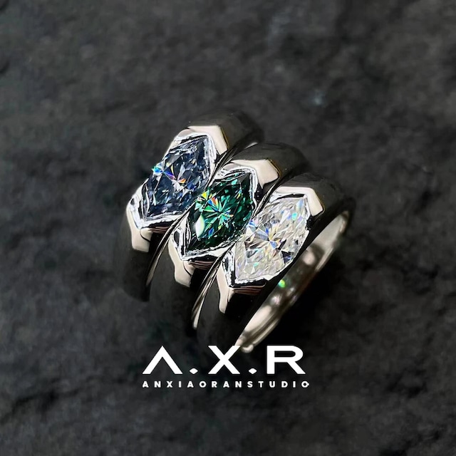 【AXRシリーズ】★指輪★ 3color 飾り物 アクセサリー 開け口調整可 個性的 ユニセックス 気質アップ