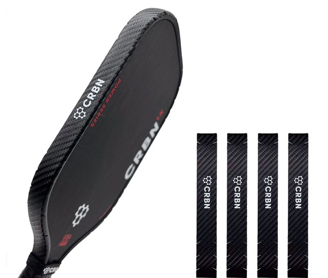 CRBN Protective Edge Guard Tape - 4 Pack Black 12-14mm ピックルボール