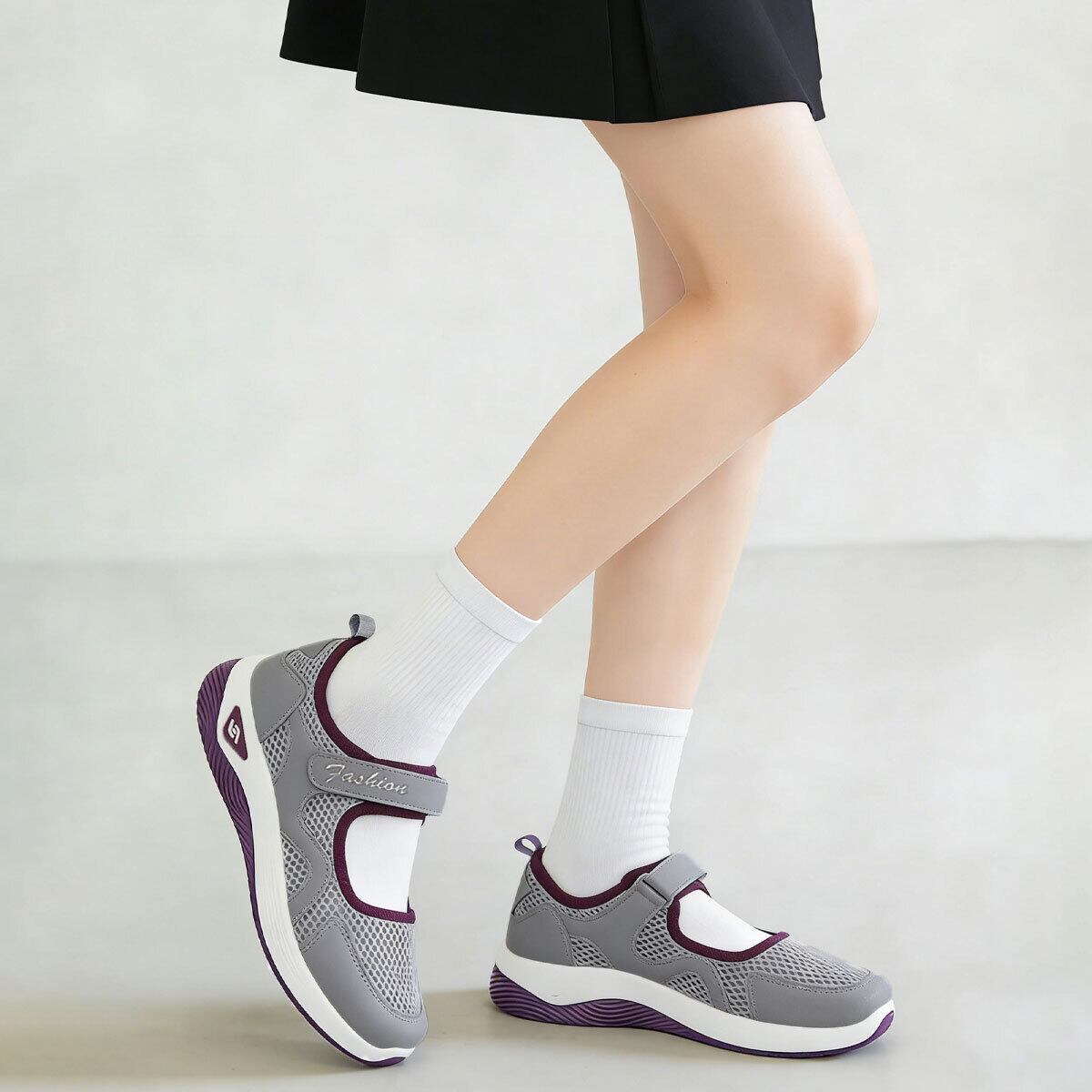 スニーカー マジックテープ レディース 春夏 韓国 メッシュ 通気性 通勤 通学 おしゃれ 蒸れない ローカット 学生 大人 カジュアル 軽量 履きいやすい 歩きやすい 大人可愛い 大人女子