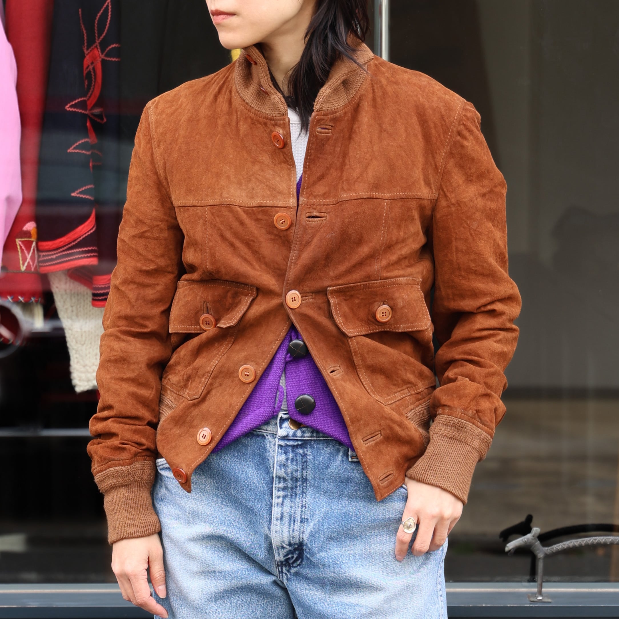 Suede A-1 Type Jacket