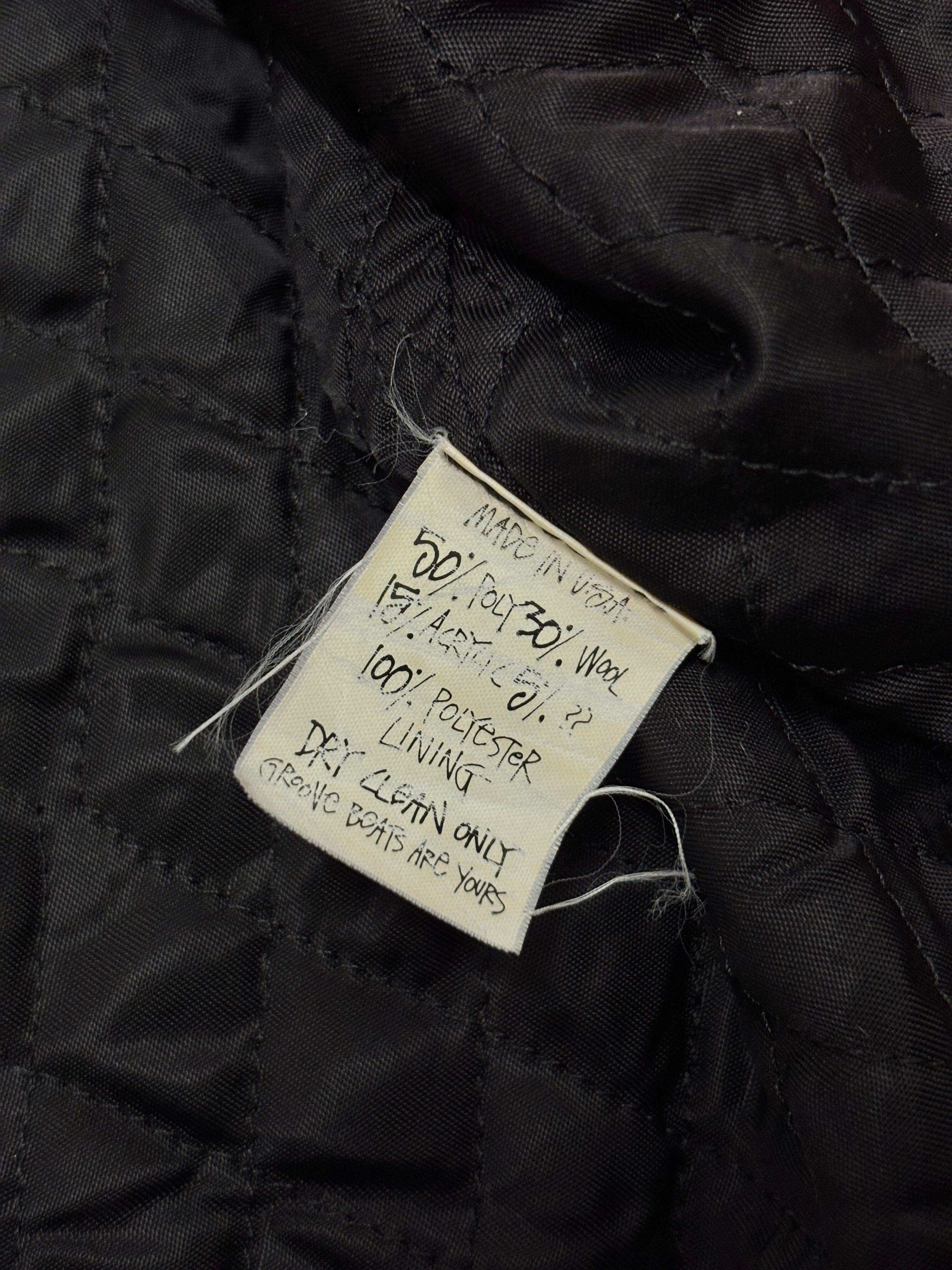 90s OLD STUSSY/OUTER GEAR/Wool Vest/USA製/白タグ/S(M-L相当)/ウ