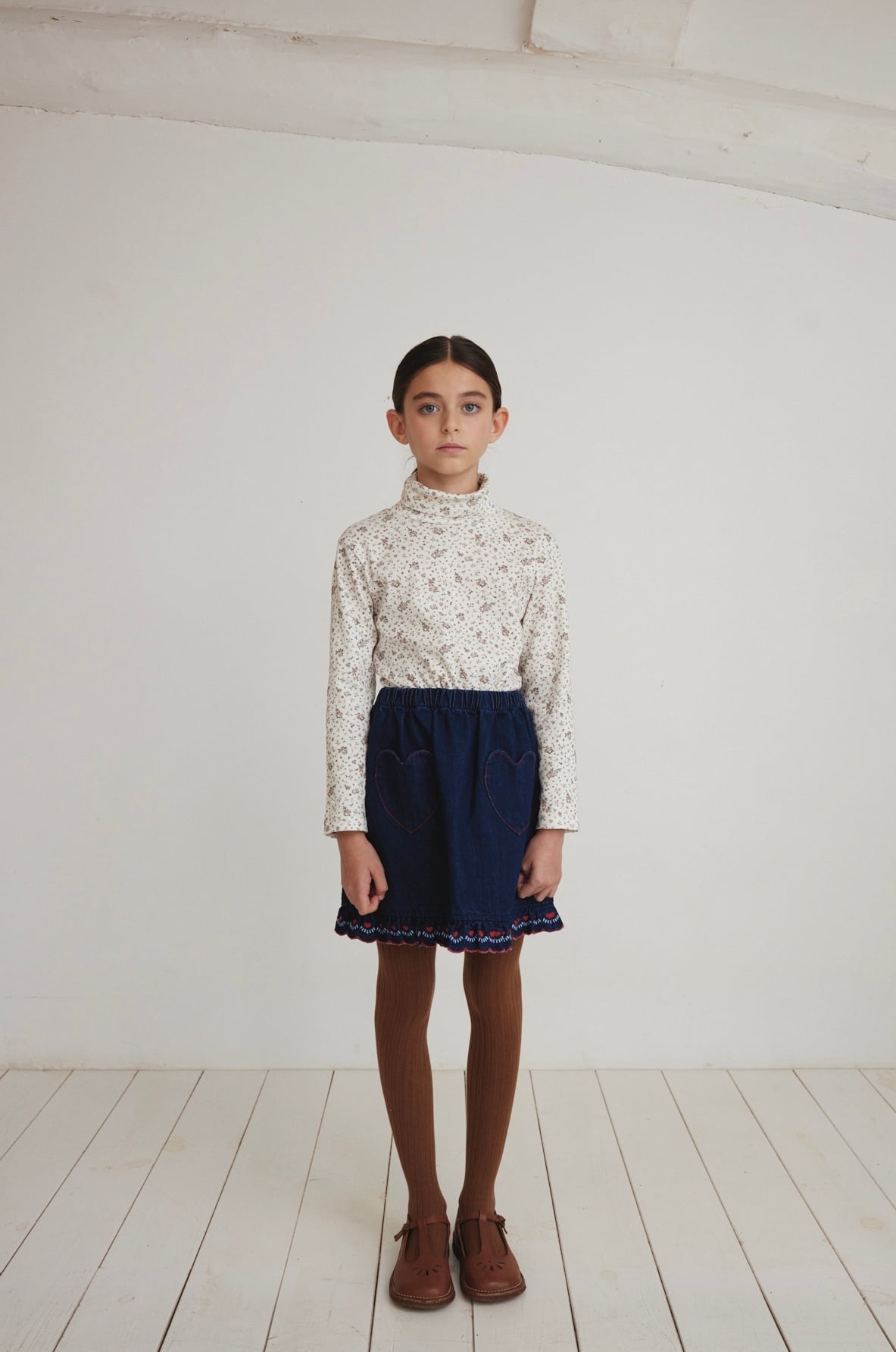 Last1！4y【Bebe Organic】Tessa Skirt | Koromo
