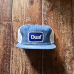 Deadstock "K-Products” Denim Mesh Cap Trucker Hat/ Dual