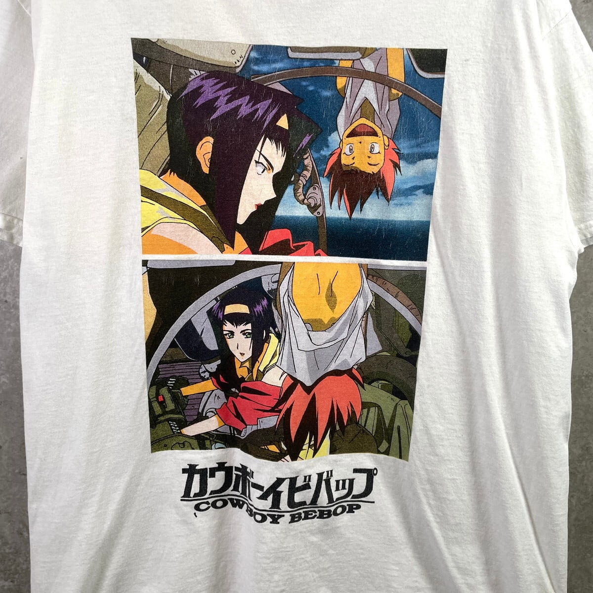 COWBOY BEBOP カウボーイビバップ キャラクター プリントTシャツ