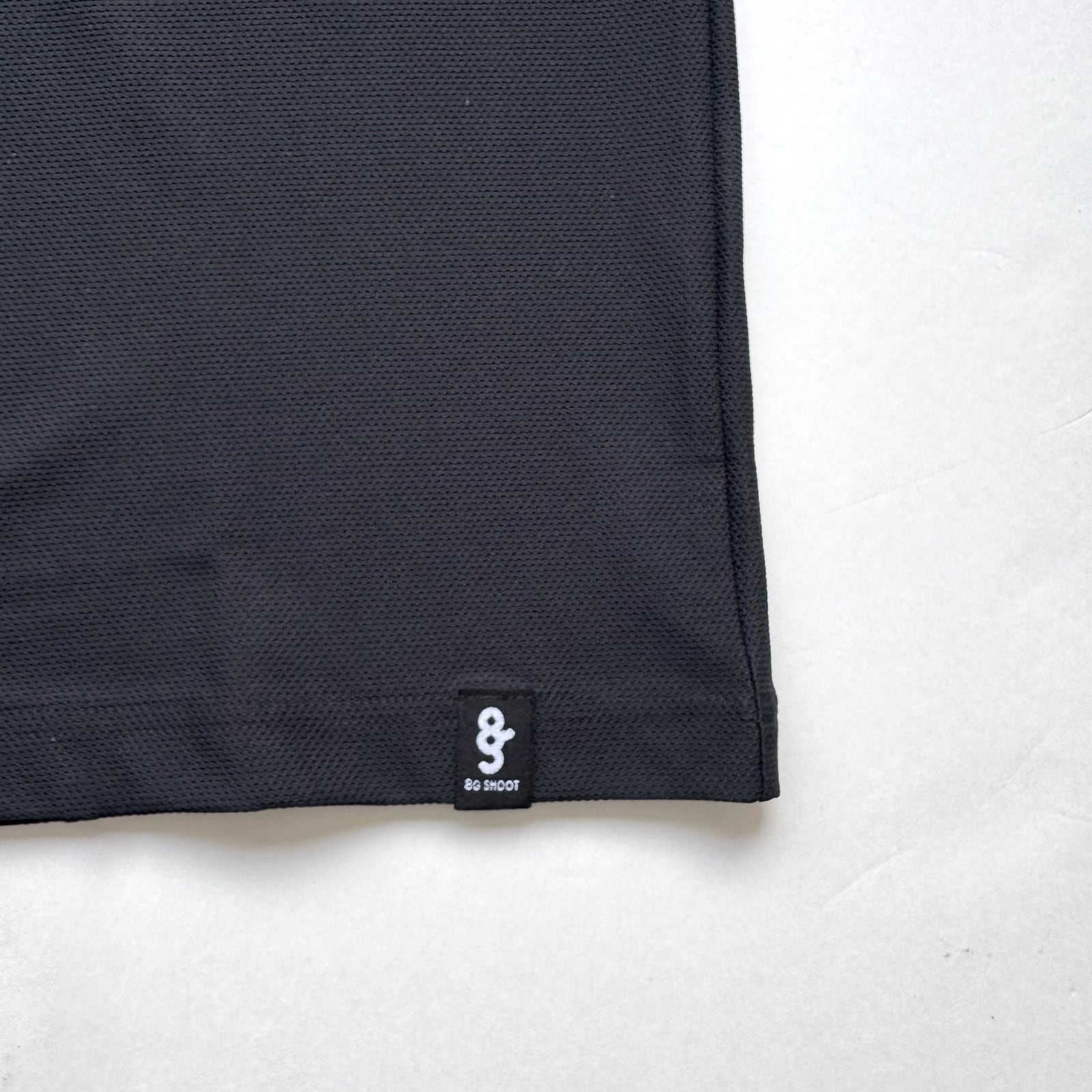 SILVER PRINTMESH MOCK NECK SHIRTS -BLACK- | 8G SHOOT WEBSTORE