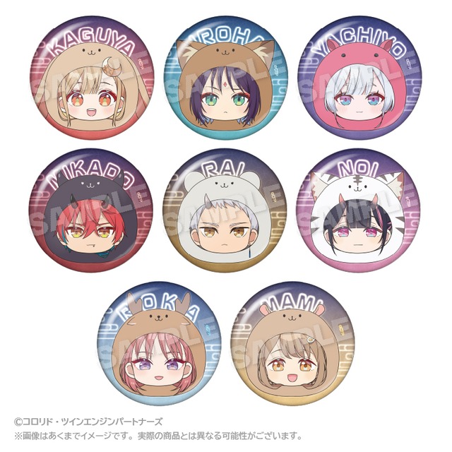 超かぐや姫！ まるめいつトレーディング缶バッジ BOX