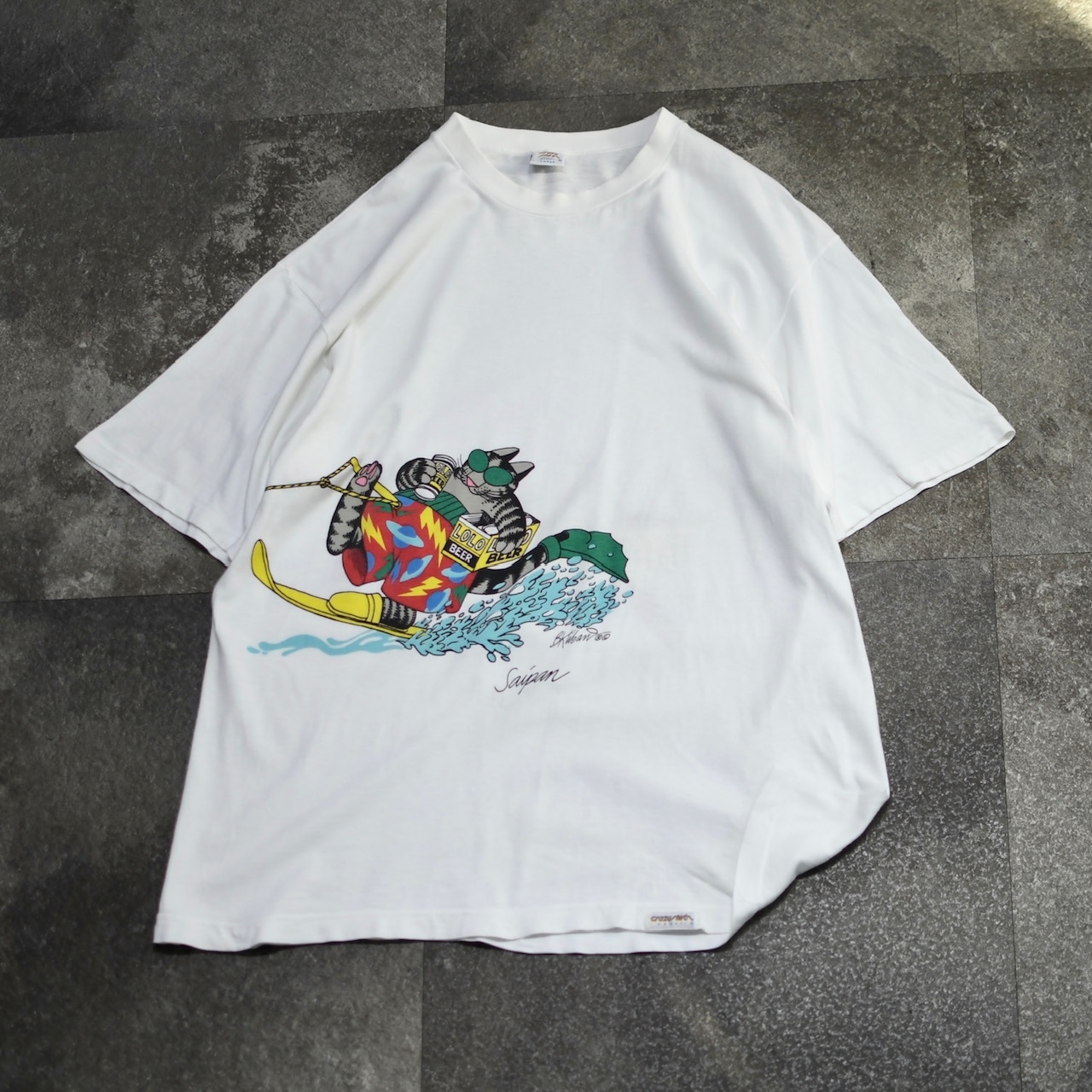 crazy shirt Kliban Cat print tee