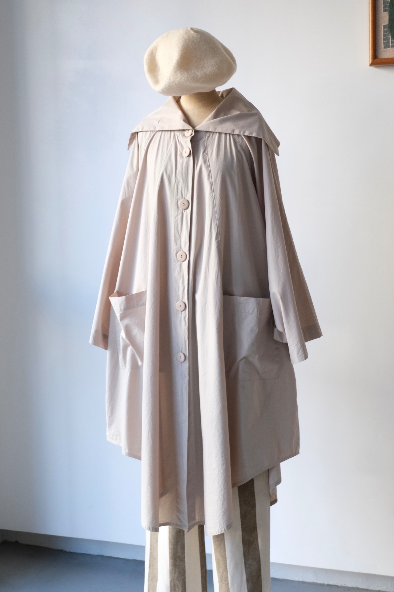Marimekko batwing sailor coat