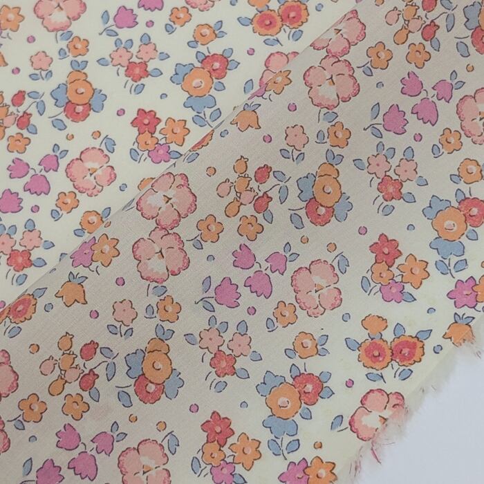 ◆輸入 リバティ LIBERTY タナローン Ella and Libby エラアンドリビー オレンジ 約130×50cm
