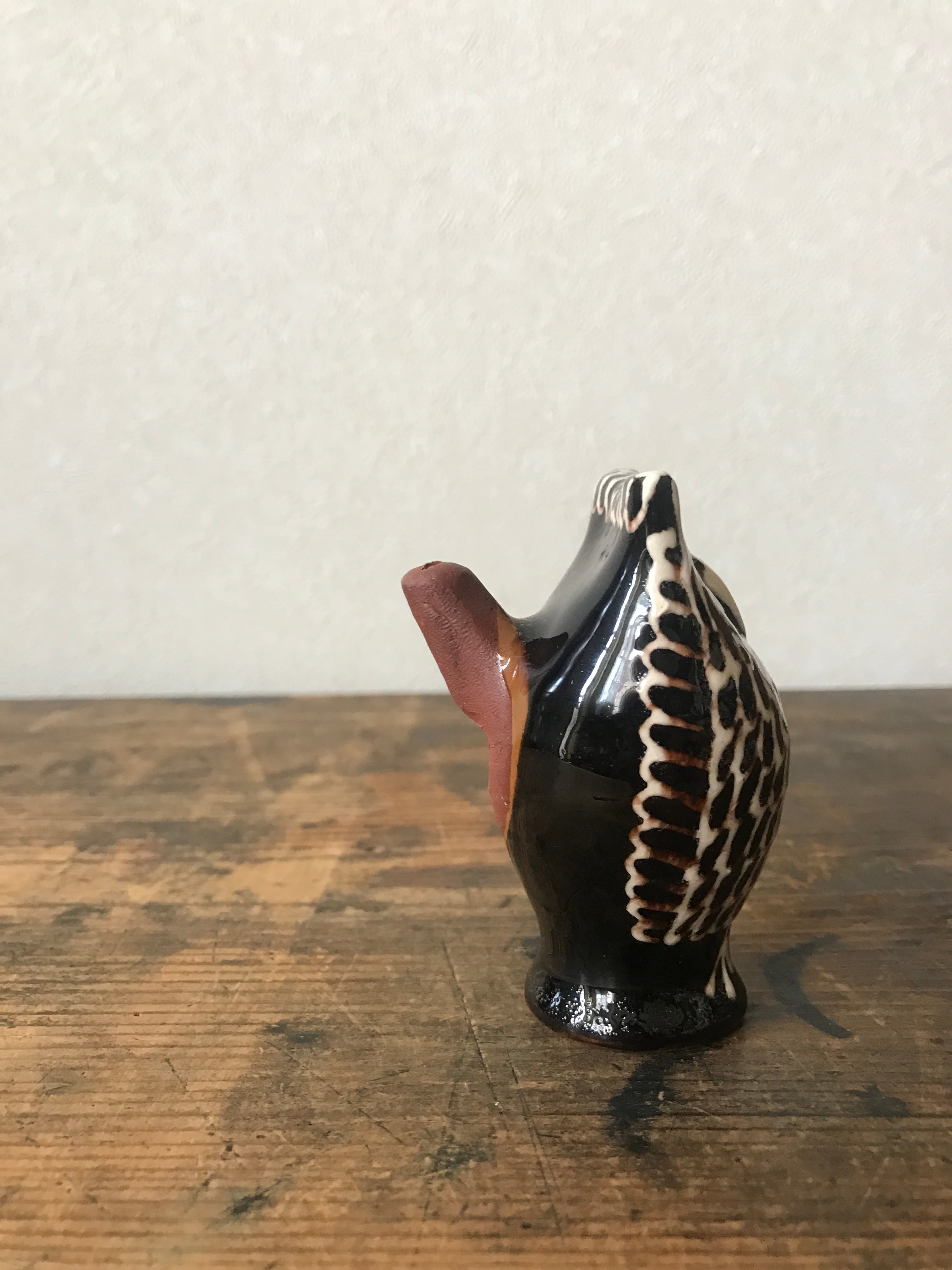 リトアニアの陶器のフクロウの笛 | tsuitachi craft&brocante
