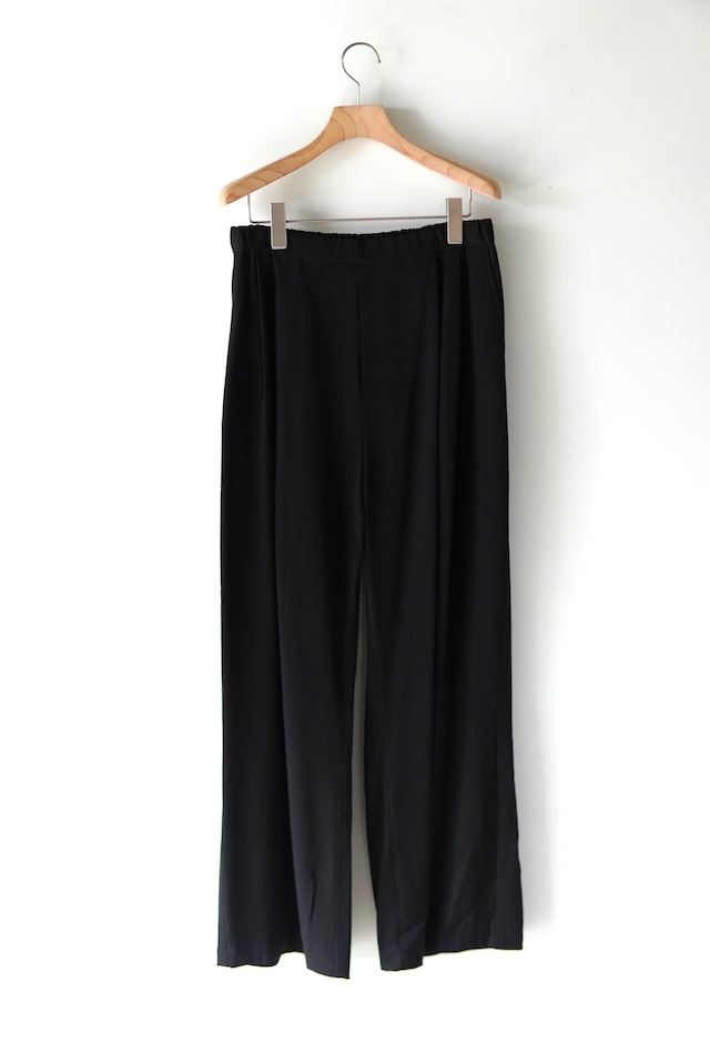 ANTHEM A / VISCOSE DOUBLE PLEATS EASY TROUSERS