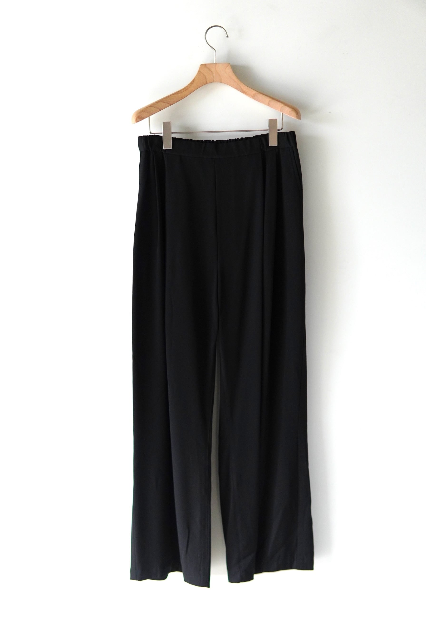 ANTHEM A / VISCOSE DOUBLE PLEATS EASY TROUSERS