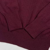 カシミヤ100% Ramuz ラミューズ ニット セーター M~L程度/赤紫系 レディース