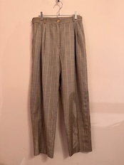 1980's MADELEINE Vintage West Germany チェックスラックスパンツ