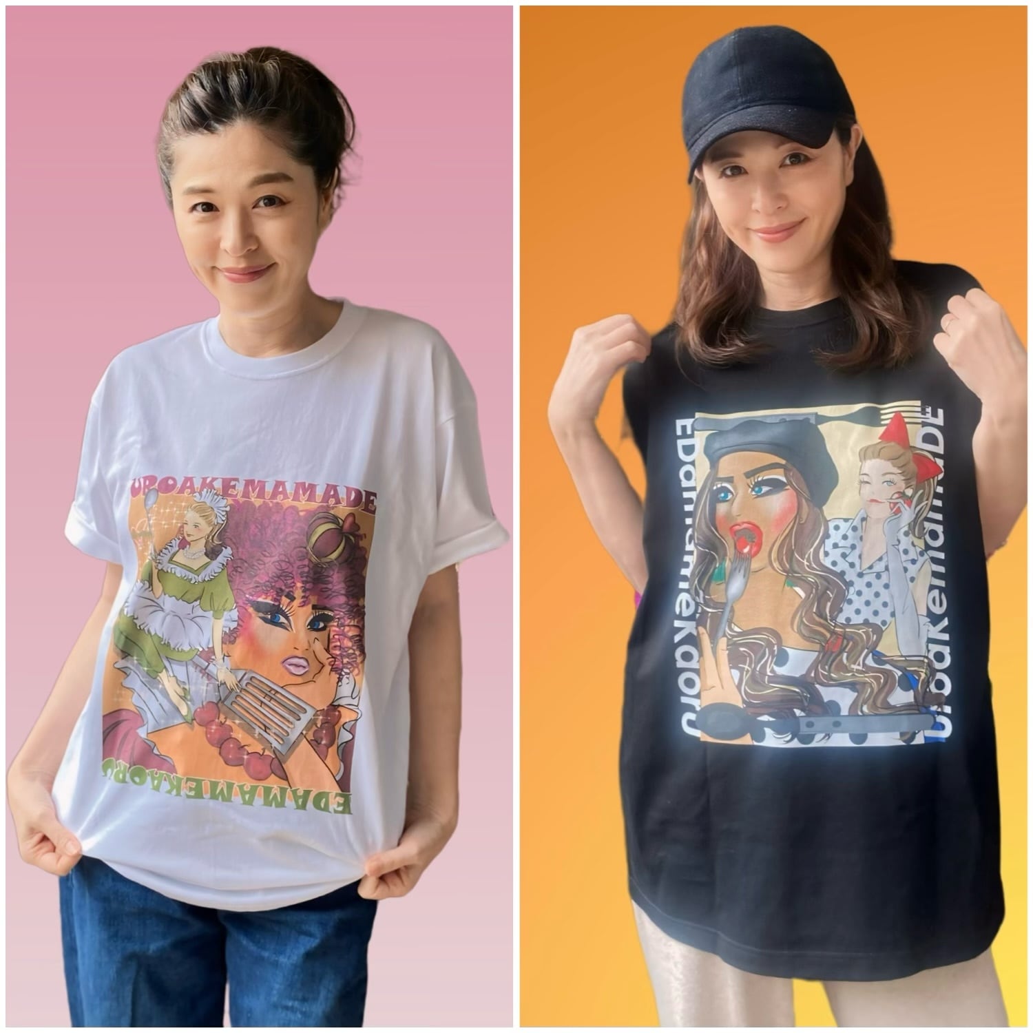 2025エダマメカオル限定販売Tシャツ WHITE＆BLACK（配送） | maplease