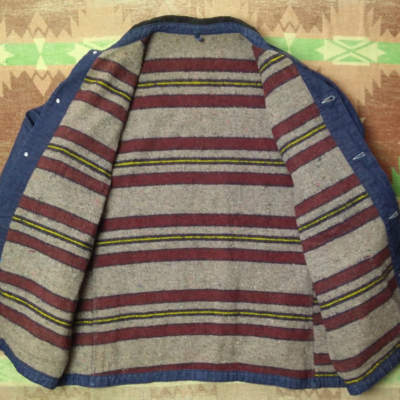 60s SEARS Denim Chore Jacket w/Blanket Lining | Wonder Wear
