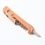 ワインオープナー　オレンジギンガム