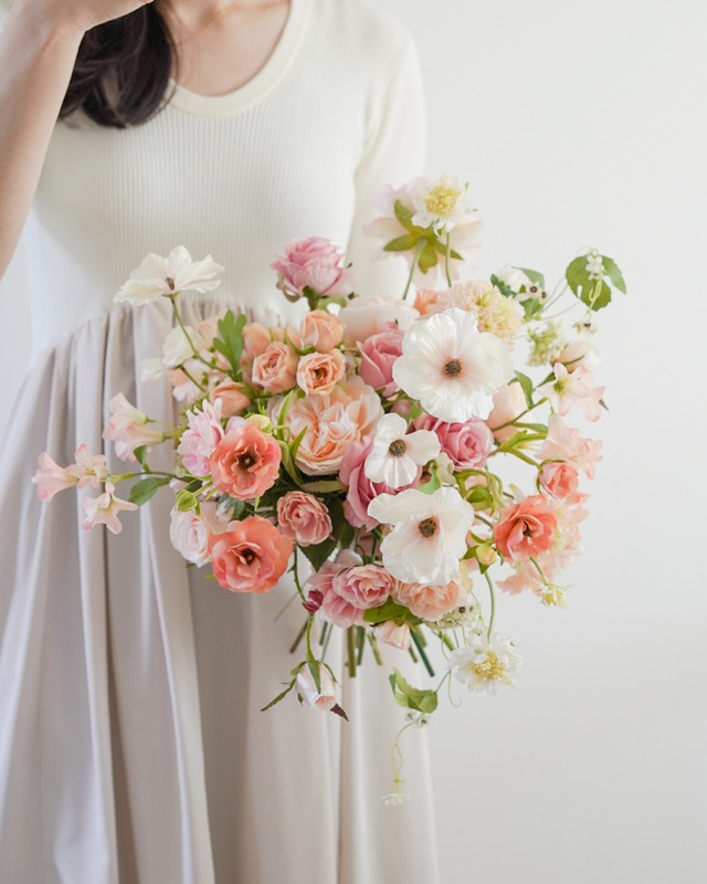 〈レンタルブーケ〉Peach