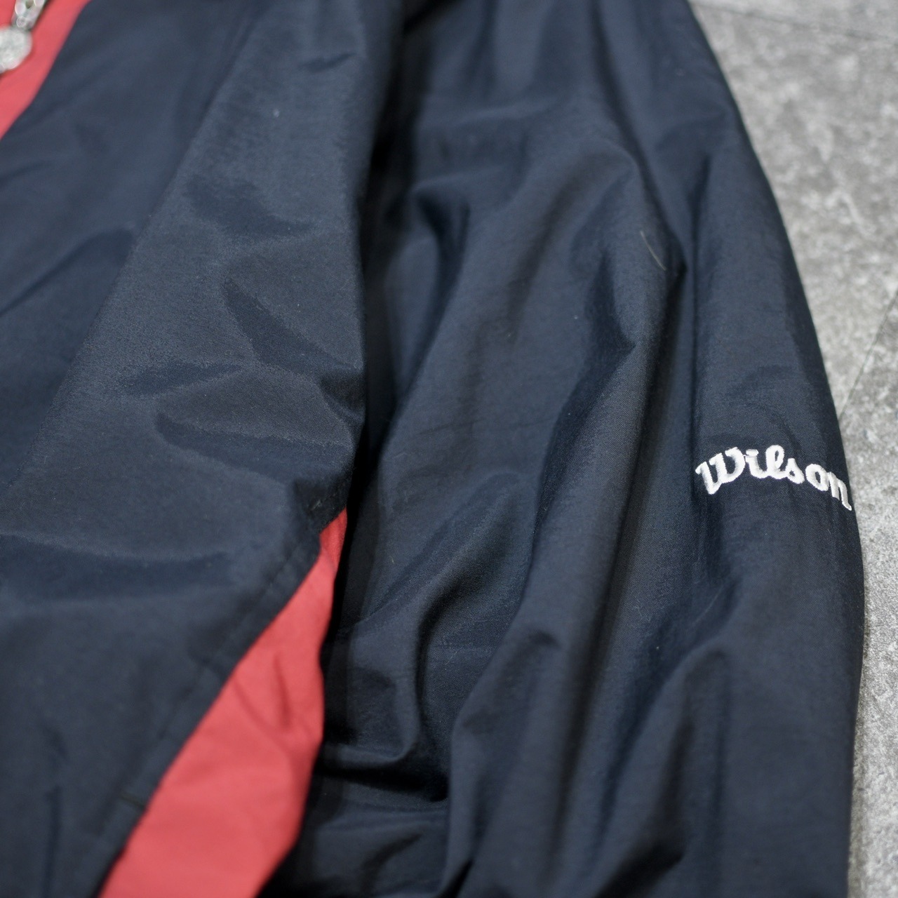 Wilson half zip nylon pullover