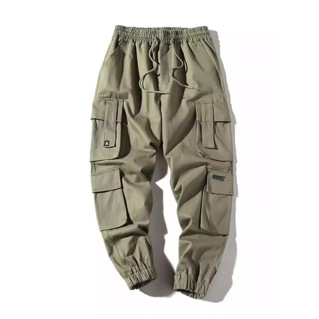 ミリタリーグリーン カーゴパンツ 1 カラー H00018
