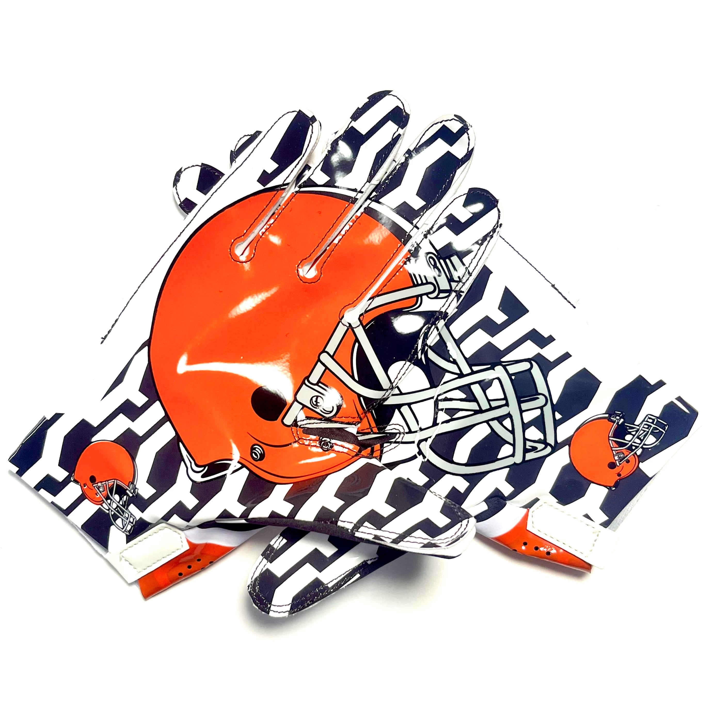 【XL】NIKE VAPOR Fly Hyperfuse ブラウンズ アメフト グローブ