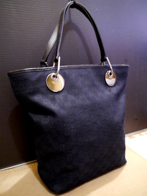 美品◆GUCCI グッチ GG A4対応 キャンバスxレザー トート バッグ