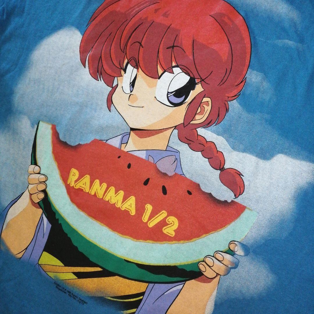 らんま1/2 ブルーTシャツ Vintage 90s アニメ スクリーンスターズ