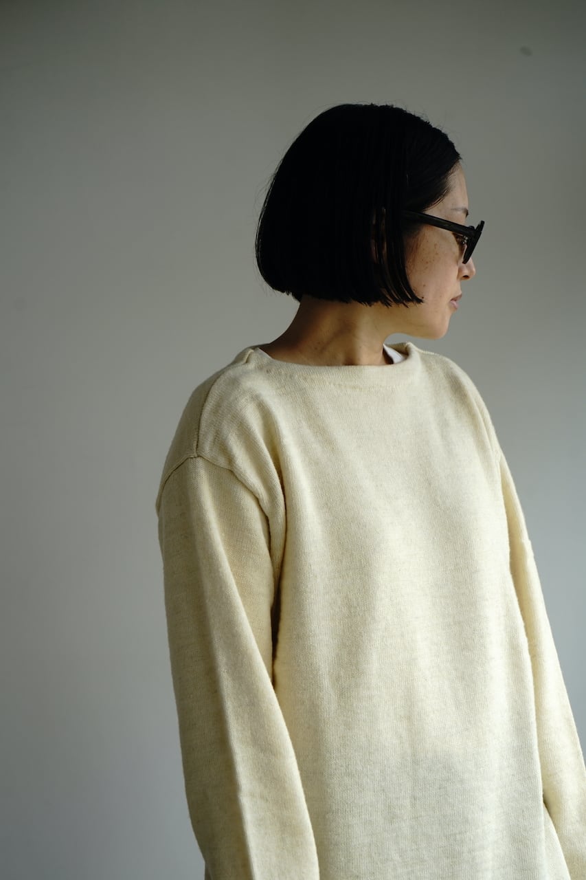 SOLNORD / Basque Sweater(Natural) | MING folk equipment