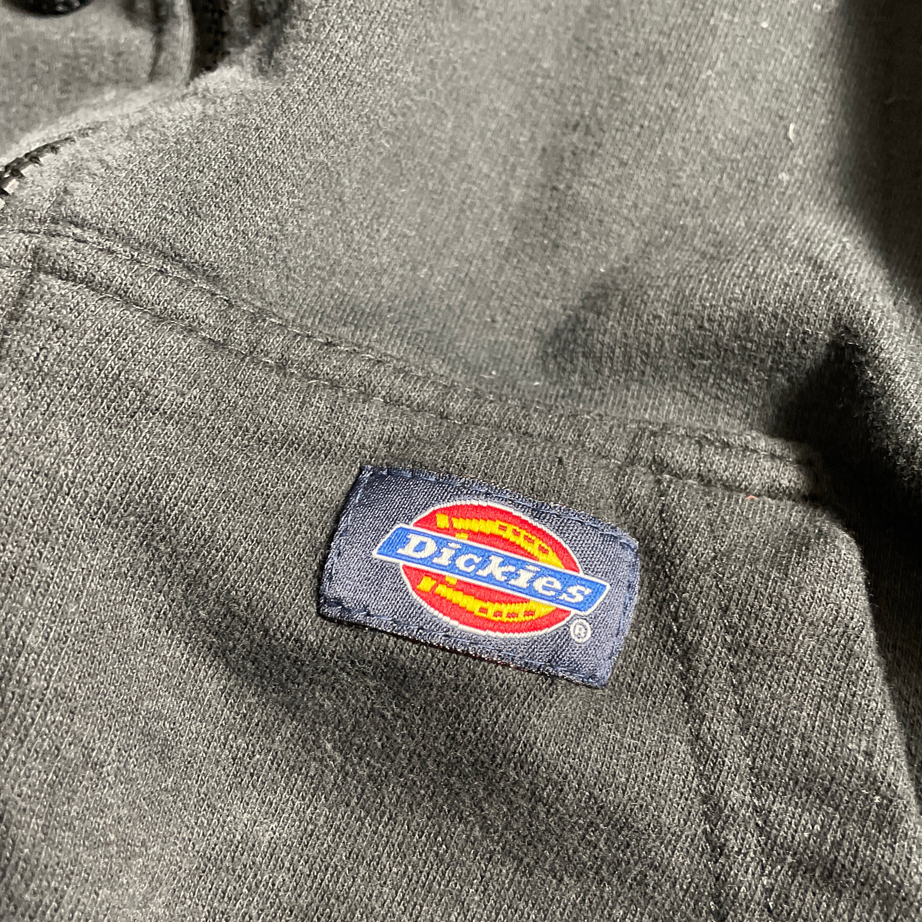 90s Dickies 裏サーマル ジップパーカー ダブルフェイス