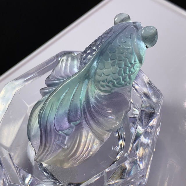 3.穴有り✩大型✩美しい金魚さんグラデーションフローライト