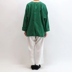 NAPRON APRON SHIRTS-BROWN-/ナプロン/トップス/オーバーサイズ