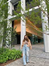 fur pocket blouson