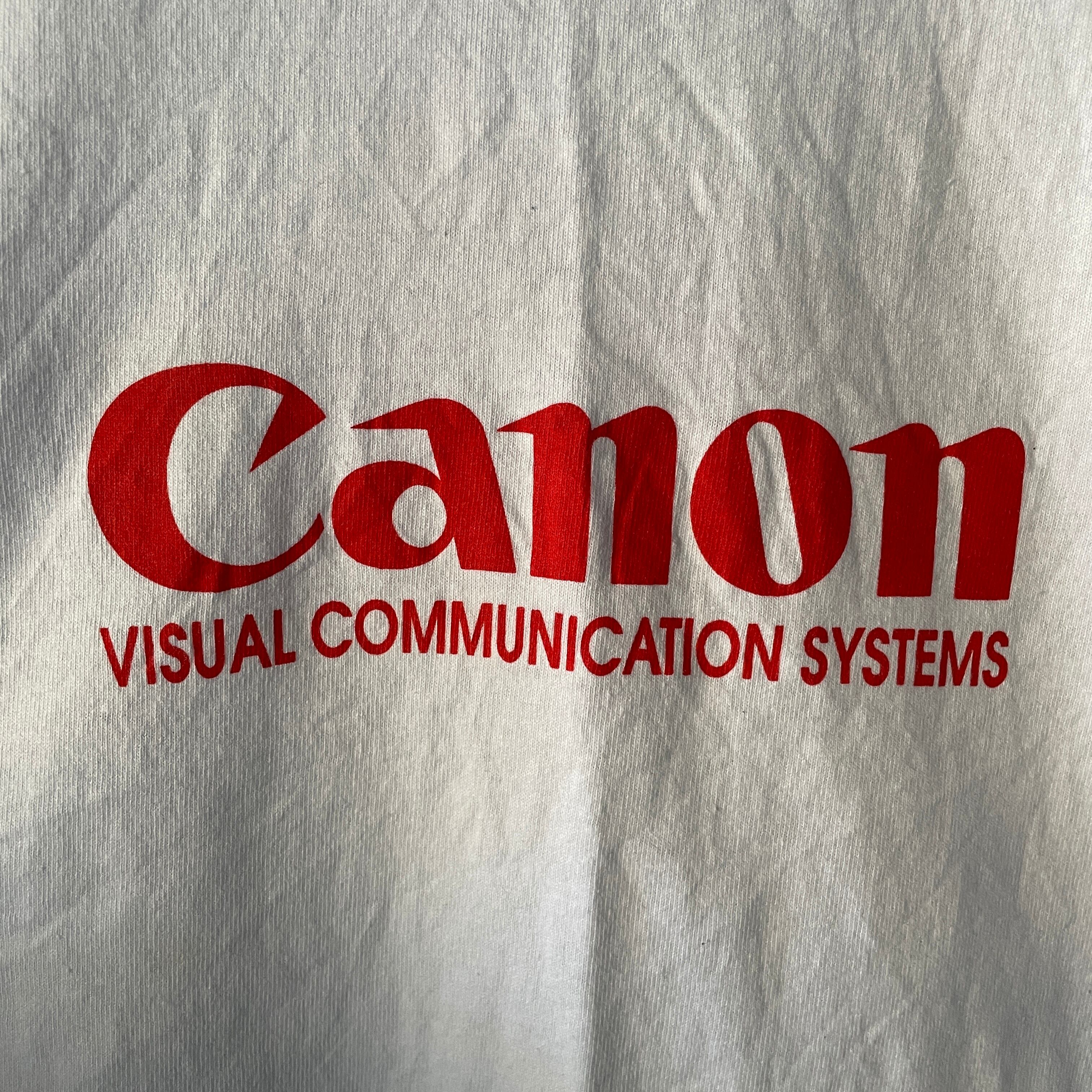 XZ6 Tシャツ キャノン 企業T ロゴ CANON アドT 広告 ロゴ | ビンテージ雑貨 家と外で powered by BASE