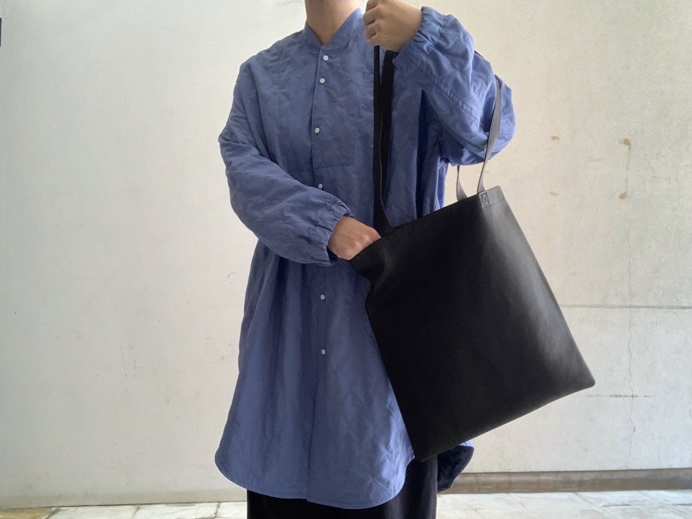 Aeta】DEER LEATHER-DOUBLE FACE/ DOUBLE FACED FLAT TOTE:M Aeta】DEER LEATHER-DOUBLE FACE/ DOUBLE FACED FLAT TOTE:M