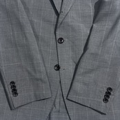 MALE & CO. メイルアンドコー COOL&LIGHT ウォッシャブル セットアップ スーツ 96-86-170/グレー/パンツ2本