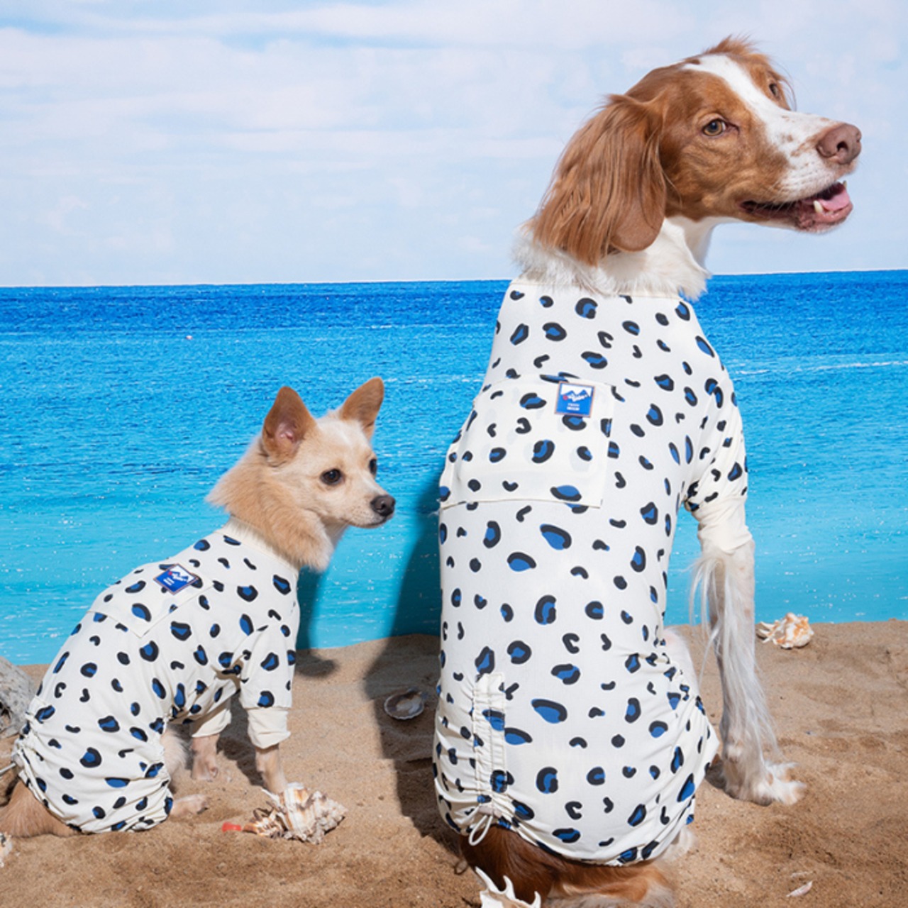 【PUPPYGARRERY公式】Little panther cooling jumpsuit 　4XL-5XL