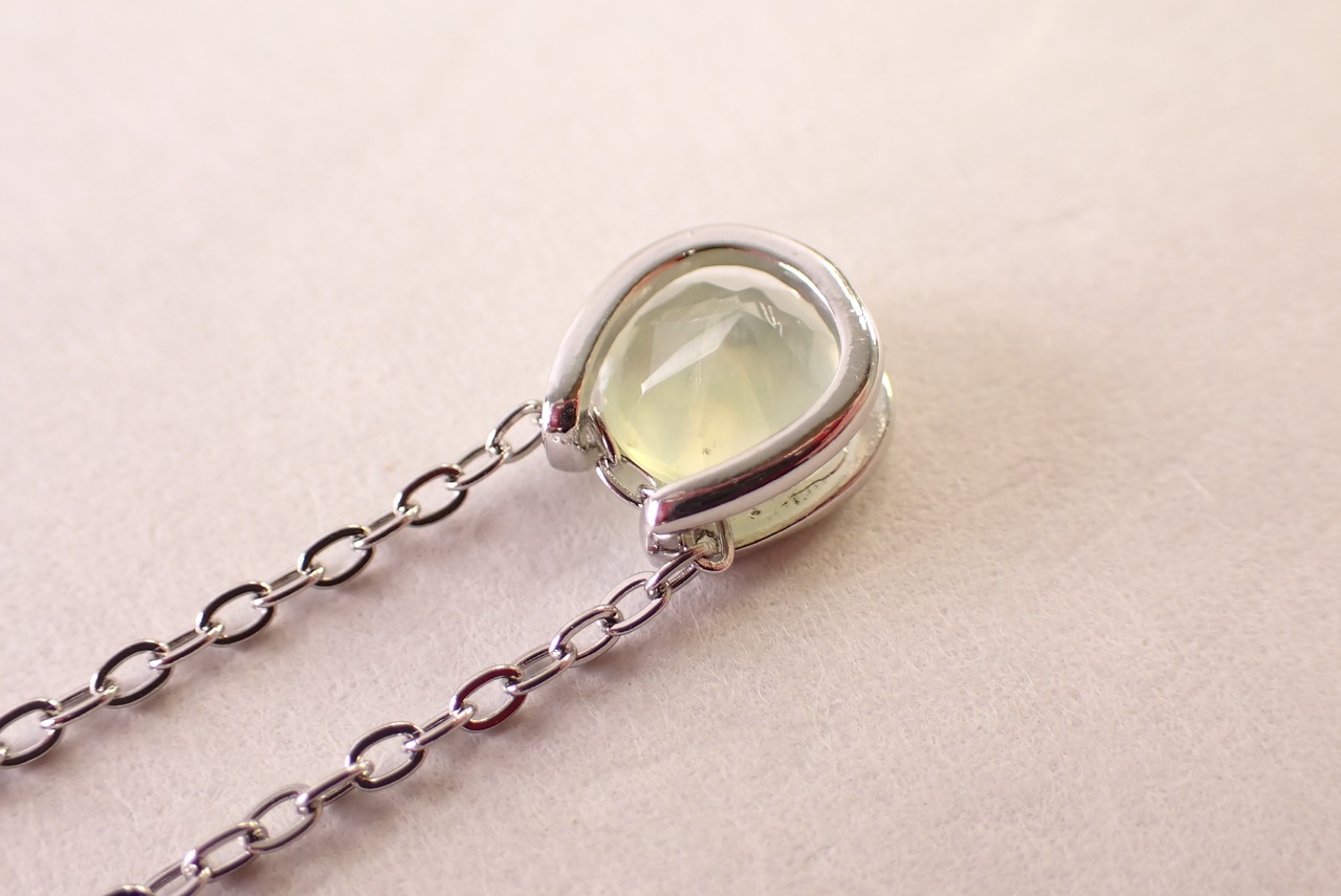 プレナイトネックレス　1.59ct [D12‐184]