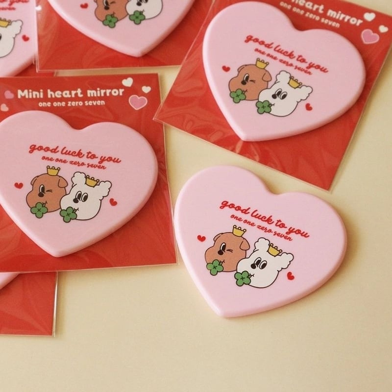 1107] ゴンチル ハート ミニミラー | moim - 韓国雑貨や小物の通販