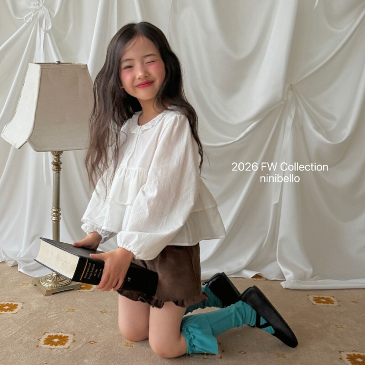 【取寄/韓国直送】ninibello ハートコーデュロイパンツ｜夏服｜韓国子供服｜26/AT
