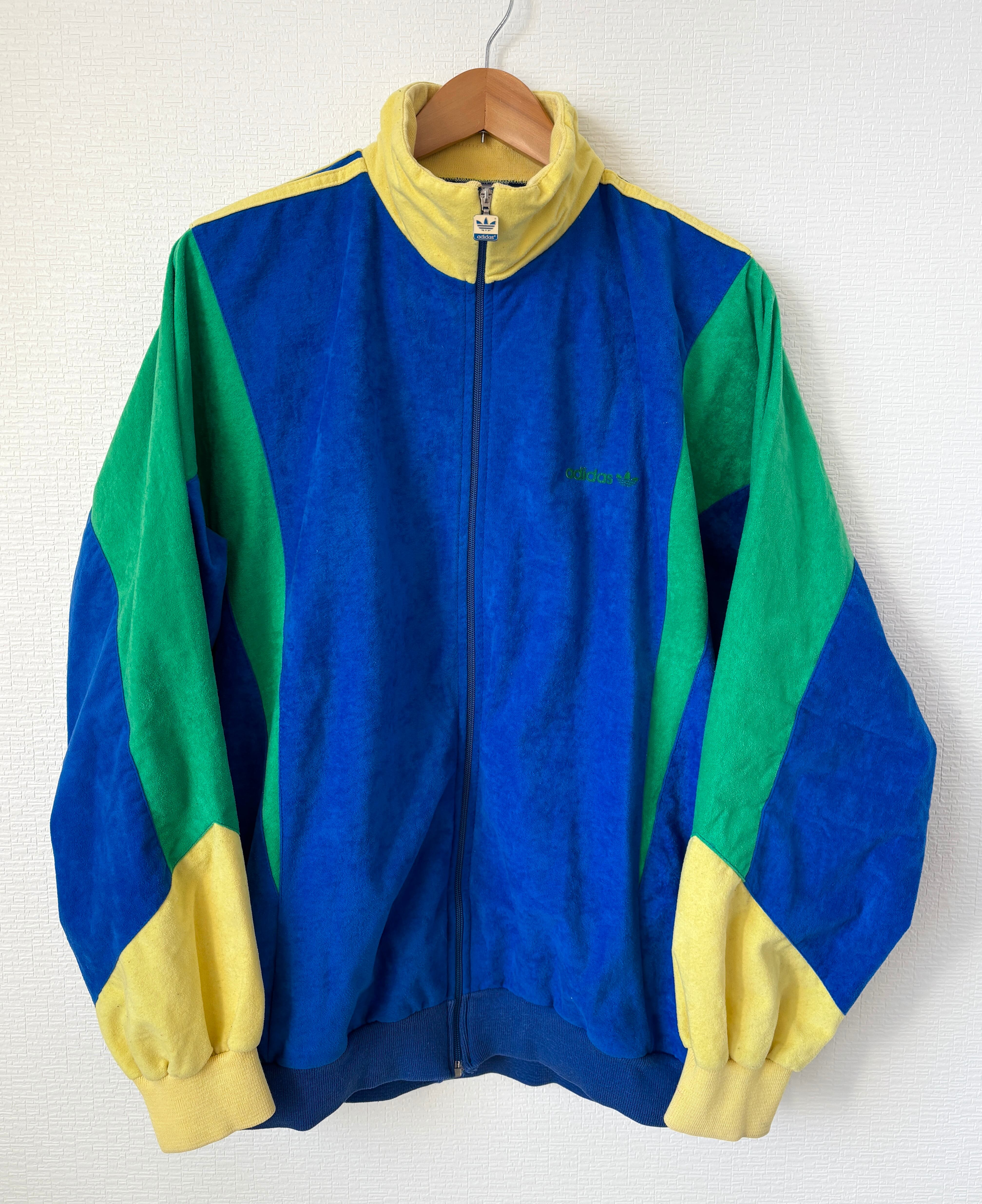 90sadidasアディダストラックジャケットジャージ半袖メンズハーフ
