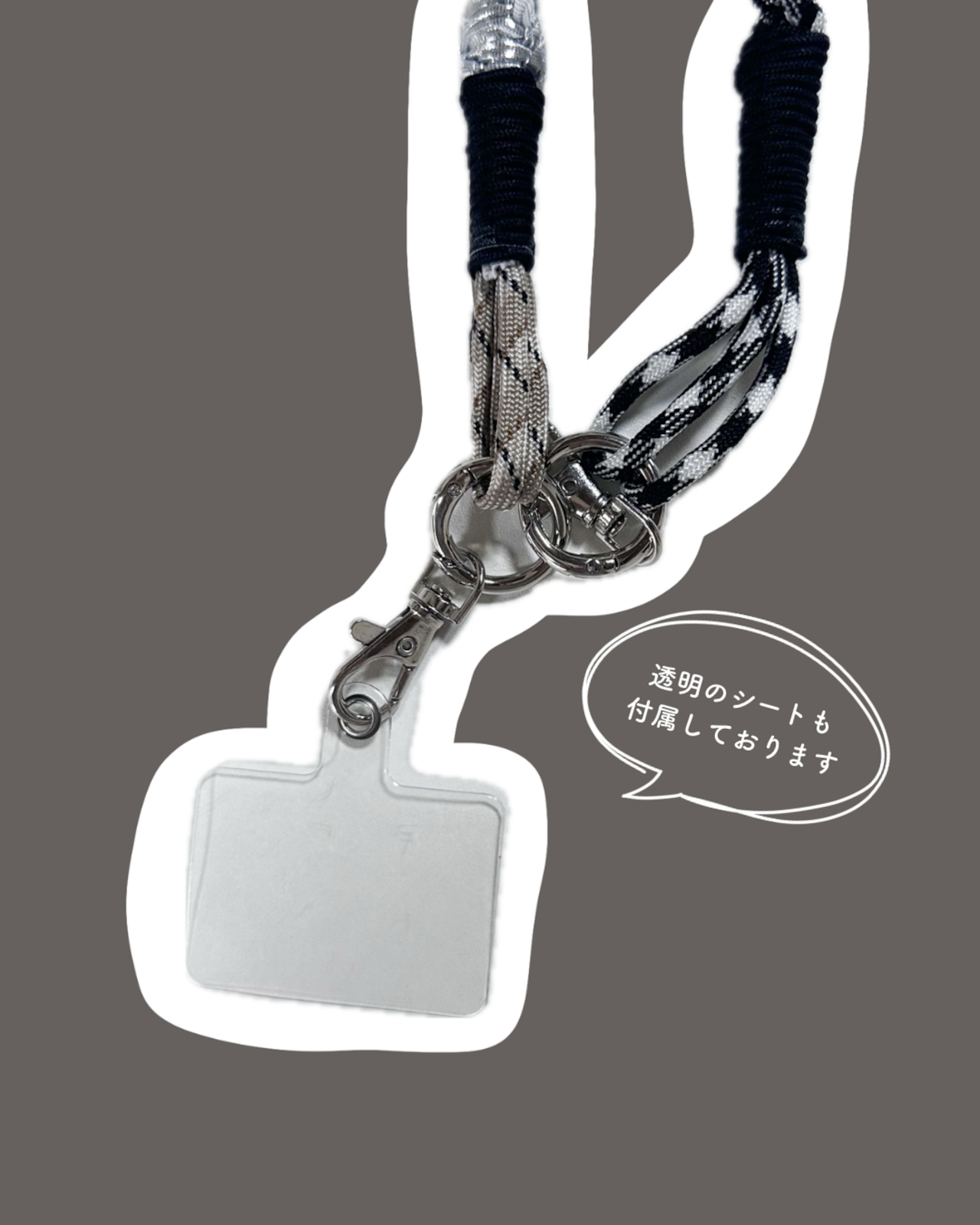 bi-tone frill strap Navy×White