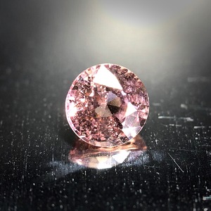 芳醇な睡蓮色の輝き 0.4ct 天然 パパラチァサファイア